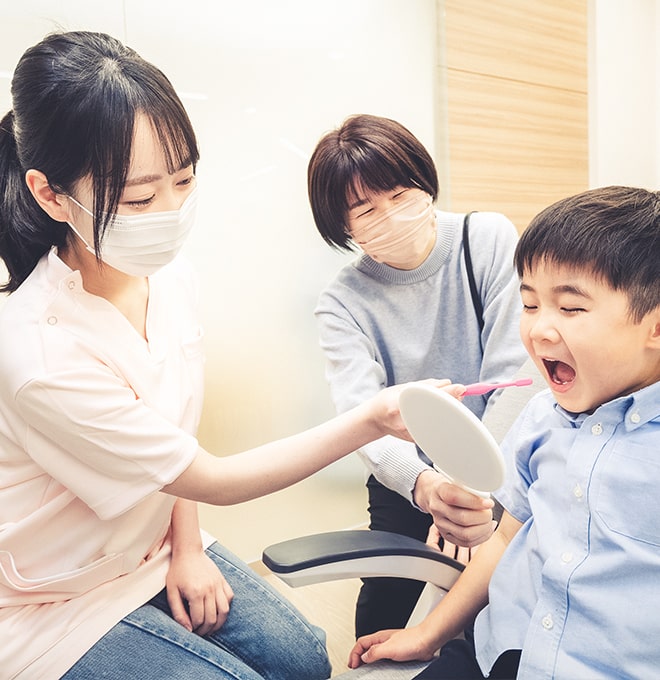 小さなお子様からご高齢の方まで安心