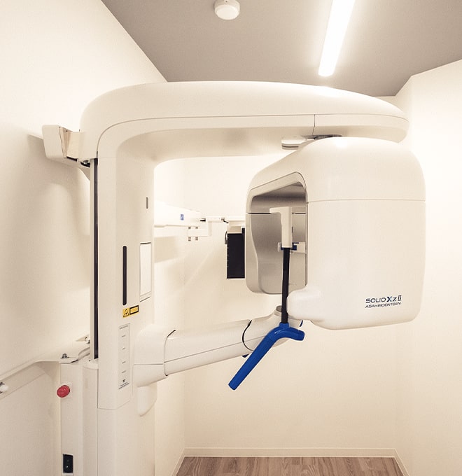 CT・セファロなど高度医療機器を完備